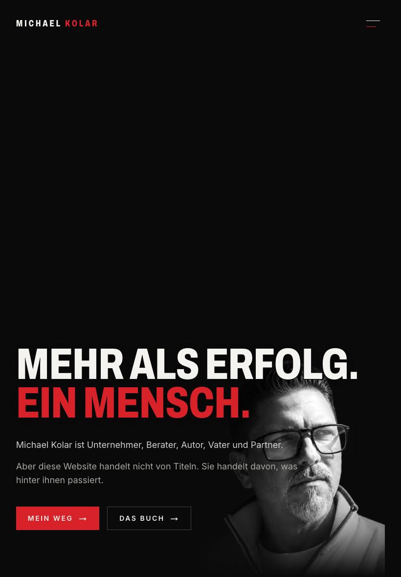 Michael Kolar auf dem iPad
