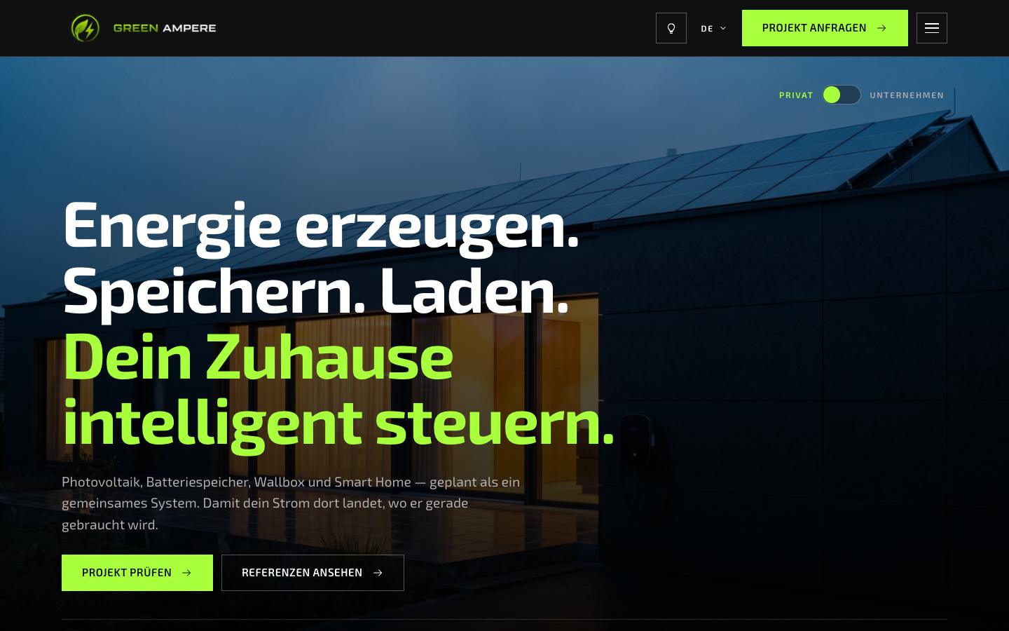Green Ampere auf dem MacBook