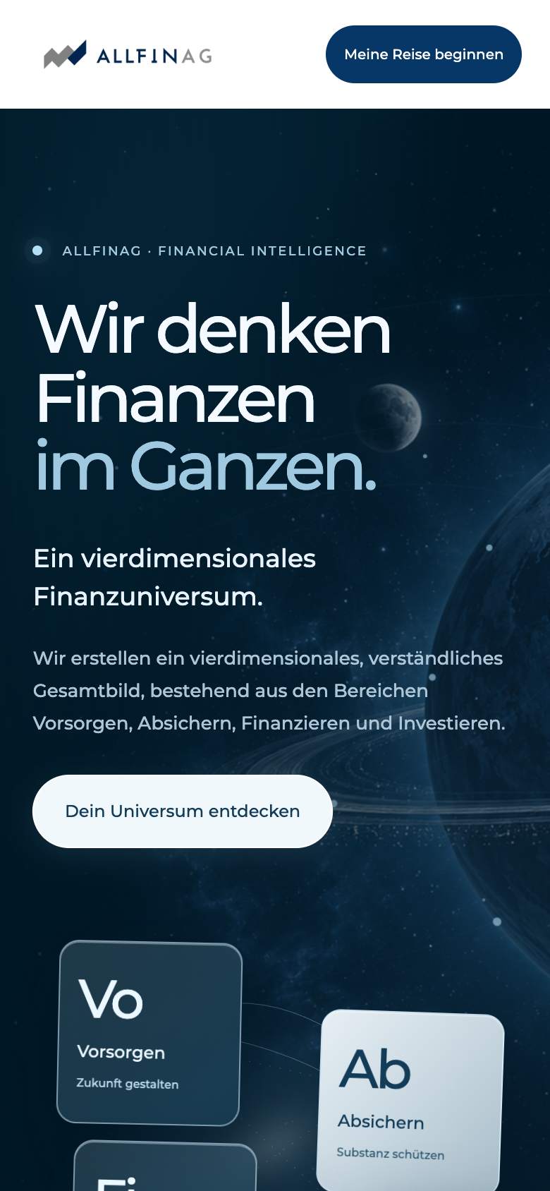 ALLFINAG auf dem iPhone