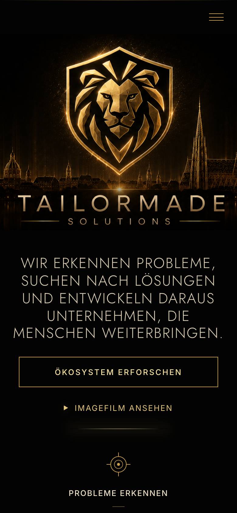 TailorMade Solutions auf dem iPhone